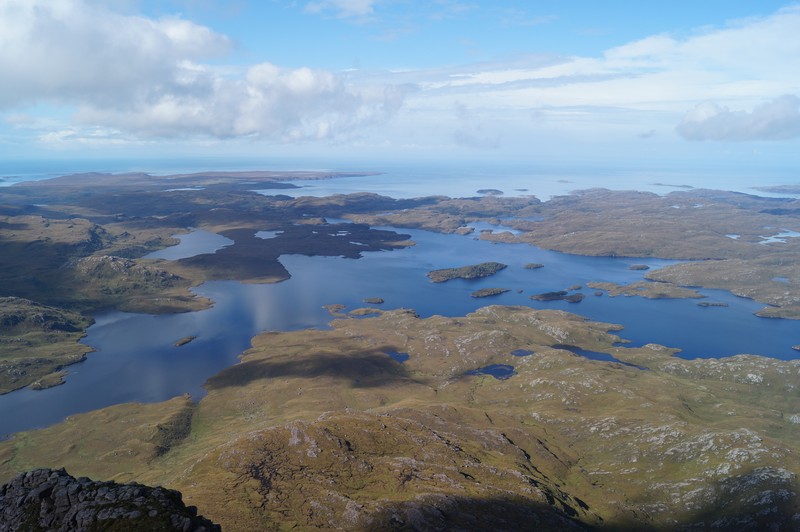 Assynt from Cul Mor